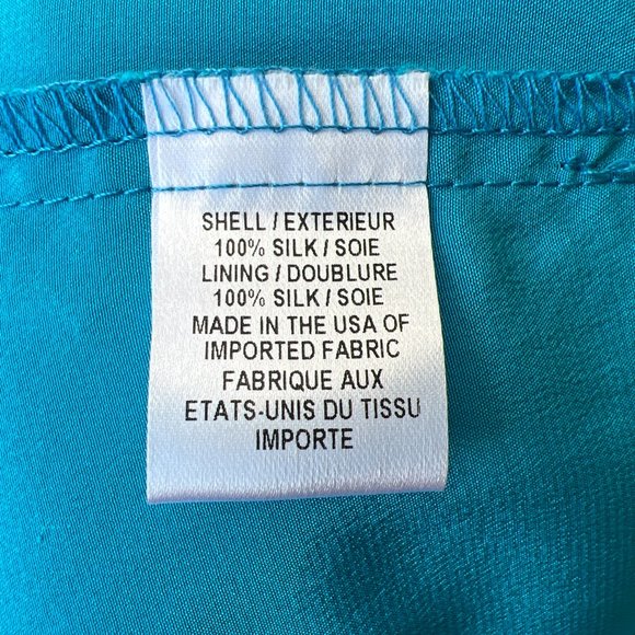 Milly of New York Sleeveless V-Neck Midi Dress Blue & White Size 10 - Picture 11 of 12